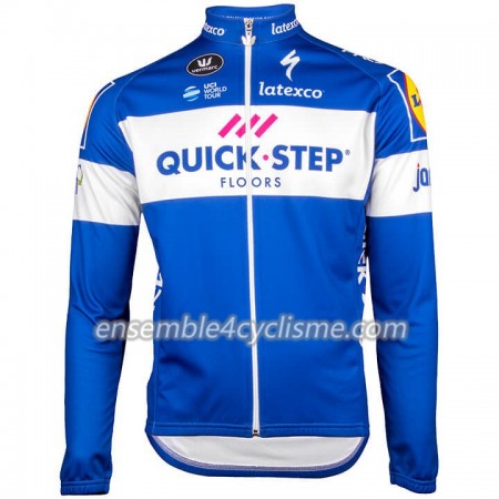 Maillot Cyclisme 2018 Quick Step Floors Manches Longues N001